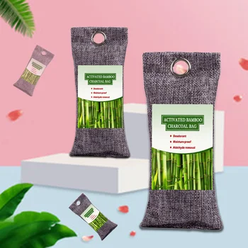 

3pcs/set Indoor Activated Carbon Bags For Home Bamboo Charcoal Multifunction Bedroom Basement Closet Hotel Office Air Freshener