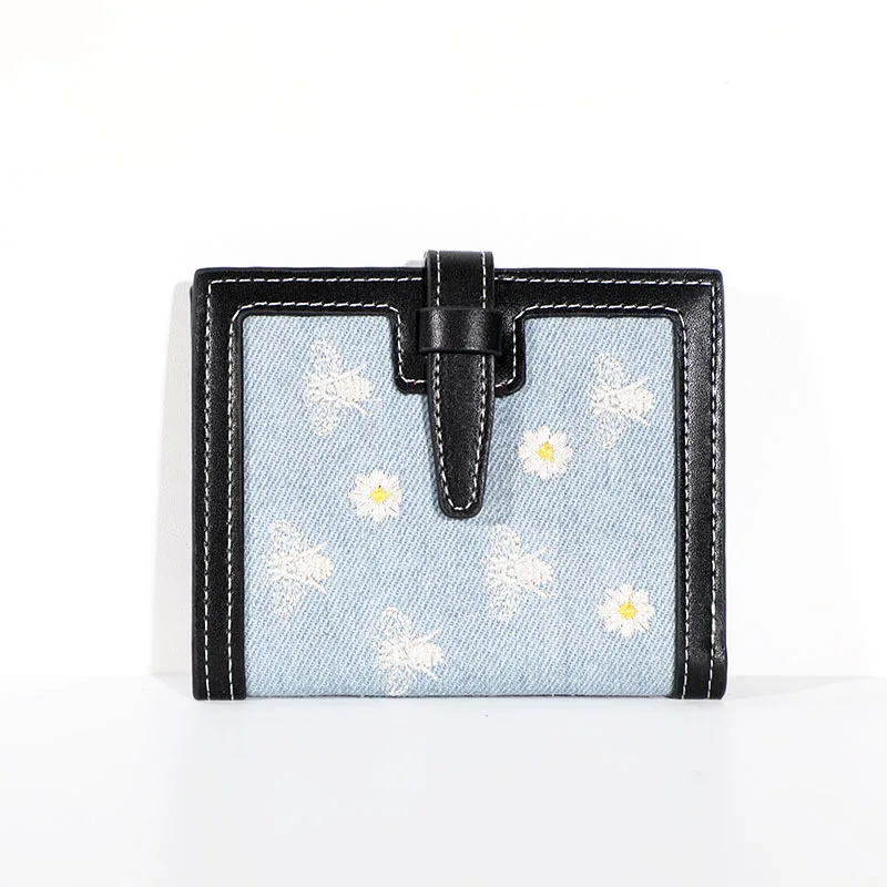 New Fashion Ladies Wallets Hit The Color Fresh and Artistic Ladies Clutch Bag Girl Gift Coin Purse Card Holder