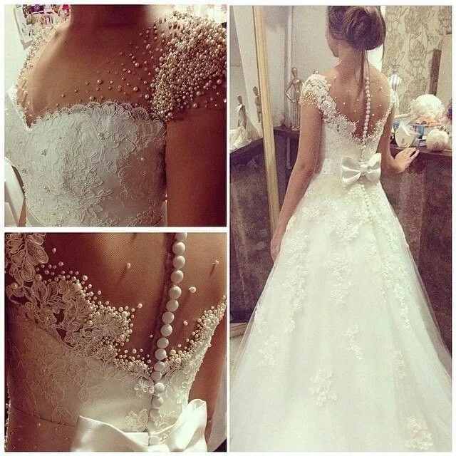 Скидка бисерное свадебное платье Vestido De Noiva прозрачные сзади длинные модные на заказ платья для матери невесты