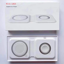 Alta cópia 1:1 original para apple magsafing magnético sem fio duo carregador para iphone 12 para magsafe carregador dropshipping