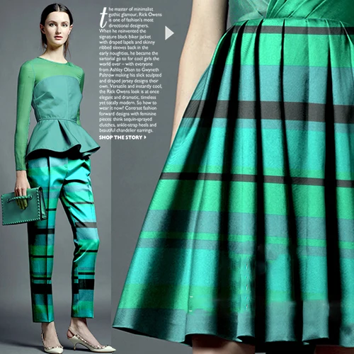 beautiful very green forest KS damask process for stripe fashion fabrics cotton profile | Дом и сад