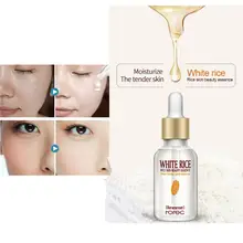15 мл отбеливающий крем эссенция для лица жидкая чистая рисовая Отбеливающая увлажняющая сыворотка для лица тонкие линии удаляет уход за кожей крем корейский TSLM2
