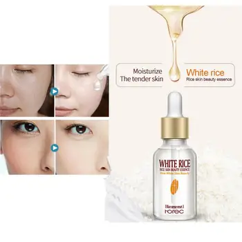 

15ML Whitening Face Essence Liquid Pure Rice Whitening Moisturizing Serum Face Fine Lines Remove Skin Care Cream Korean TSLM2