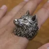 LINSION Cupronickel Huge Details Wolf Ring Mens Biker Rock Punk Jewelry CP90 US Size 7~15 4
