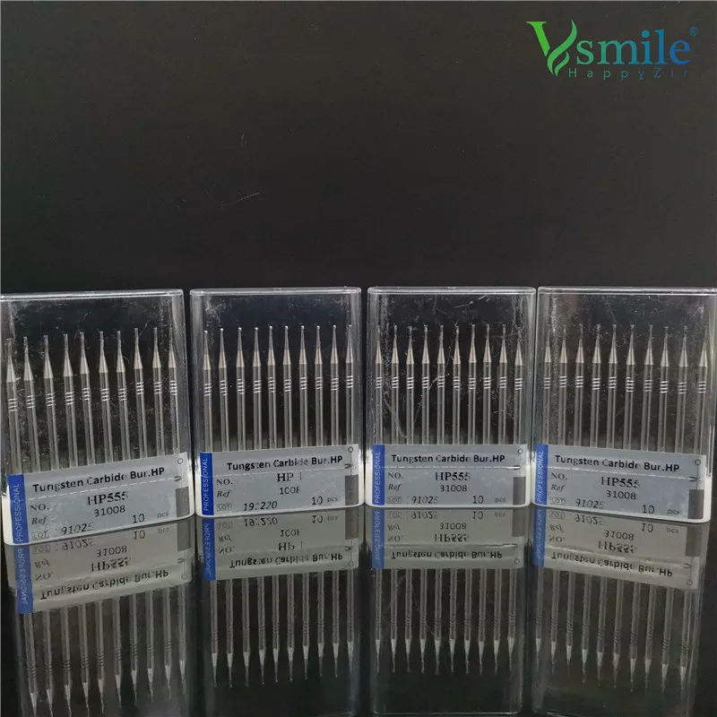 Tungsten Carbide Burs HP Dental kit Diamond Lab Material Steel Grinding Head Rotary Burrs |