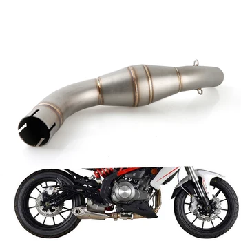 

Motorcycle Exhaust Connect Link Pipe Escape Muffler Mid Tube Clamp Exhaust System For Benelli BN600i TNT600 TNT 600 BN600 i
