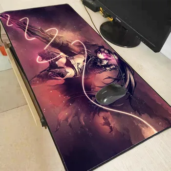 

XGZ Black Rock Shooter Anime Extra Large Gaming Mouse Pad Gamer Computer Mousepad Anti-slip Natural Rubber Gaming Mouse Mat