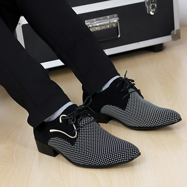 Мужские модельные туфли; мужские туфли с острым носком в деловом стиле; свадебные туфли для взрослых; Удобные оксфорды; Мужская официальная обувь;