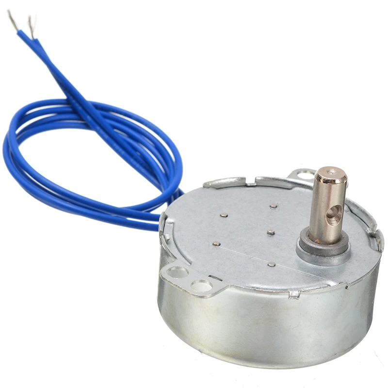1 шт. Проигрыватель Синхронный двигатель CCW/CW направление 4W 50/60Hz 2,5-3 оборотах переменного тока 100-127V Электрический Синхронные двигатели для вентилятор сжечь печь