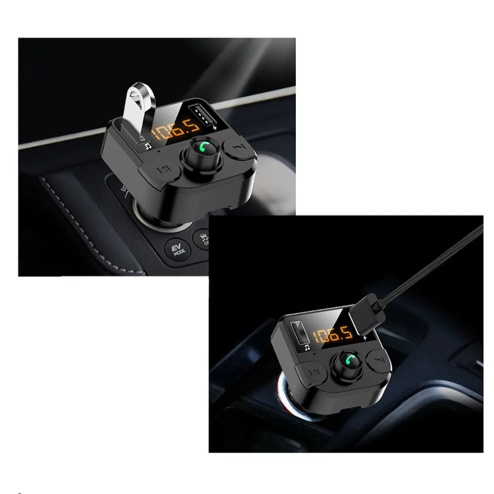 Car MP3 Player Handsfree Wireless MP3 Music Player FM Transmitter LCD USB Charger Car Accessories
