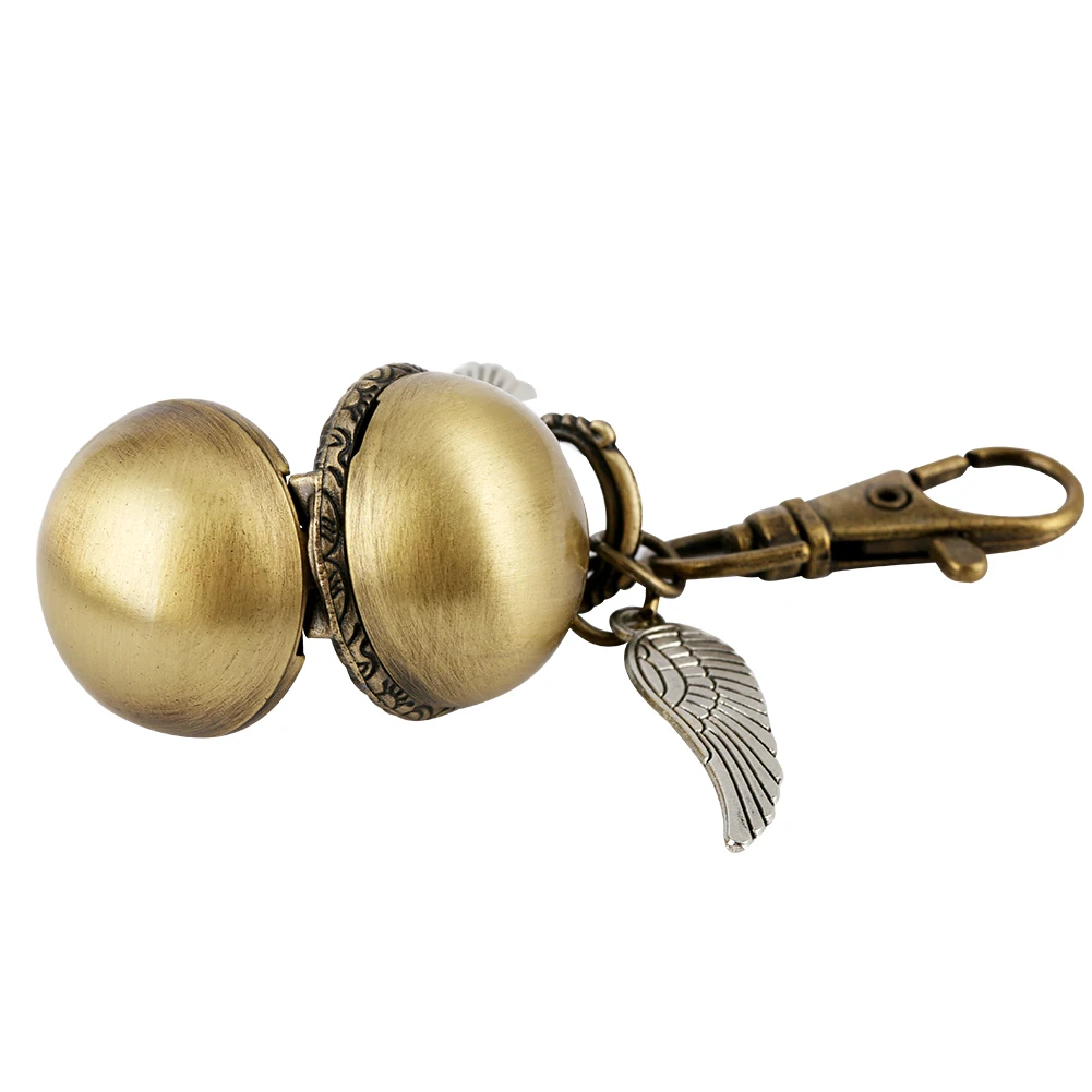 Антикварные кварцевые карманные часы с шариковым крылом в стиле стимпанк, ожерелье с цепочкой, кулон, часы для мужчин и женщин, брелок, подарки, reloj de bolsillo