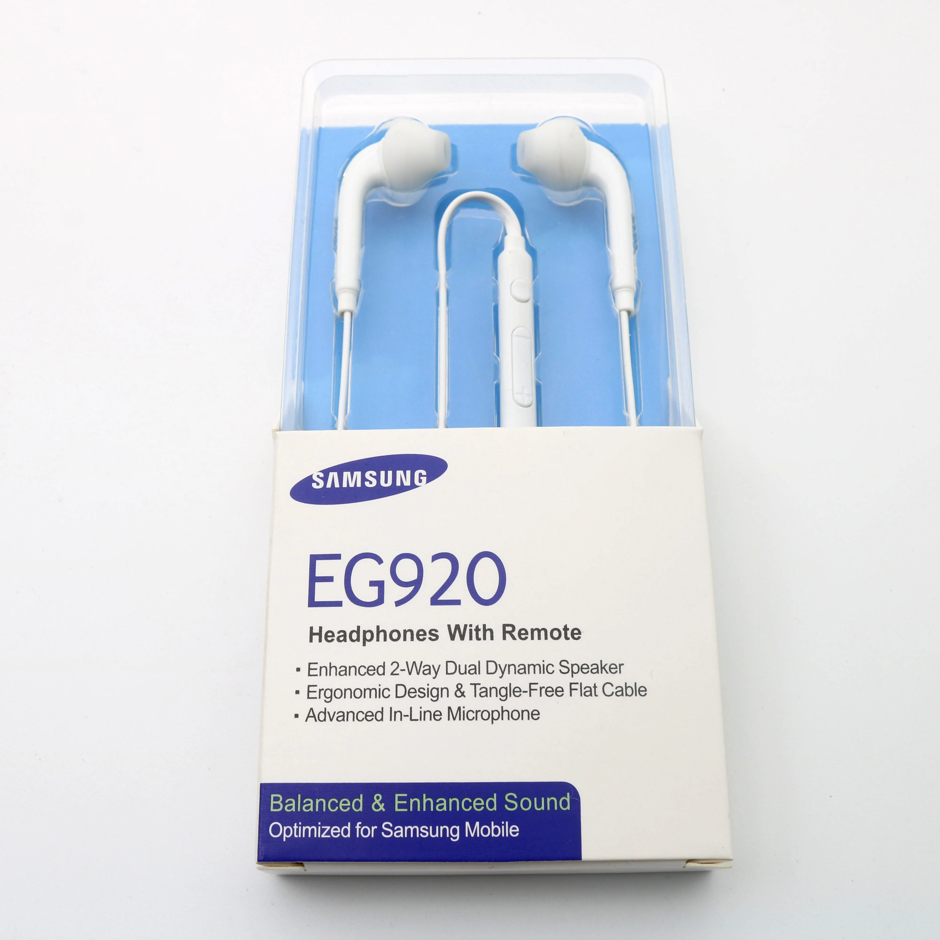 Samsung наушники EO-EG920 проводные гарнитуры с микрофоном 3,5 мм в ухо стерео спортивные наушники для смартфонов/ПК/Pad/ноутбука Galaxy S8 S9 - Цвет: EG920 With Packing