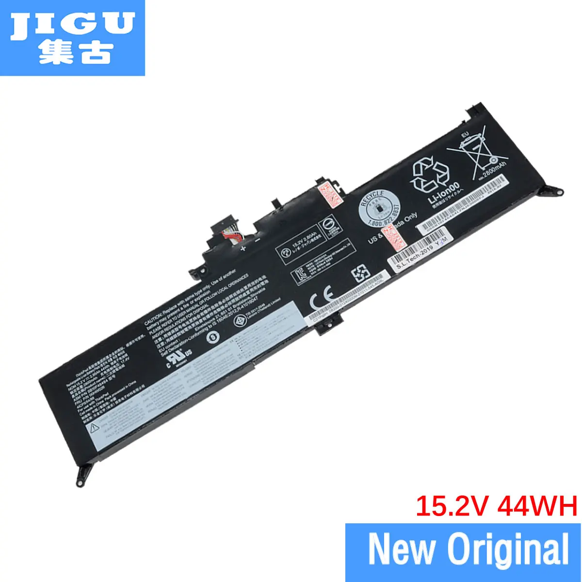 JIGU аккумулятор для ноутбука 00HW026 00HW027 для lenovo ThinkPad Yoga 260 15,2 V 44WH