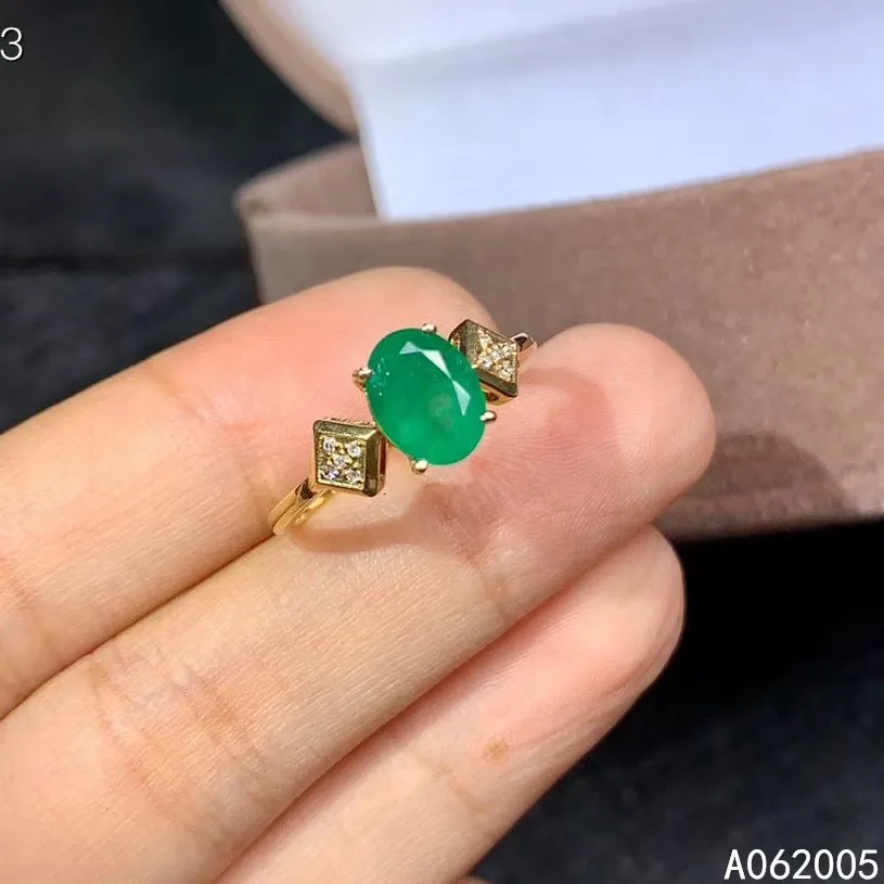 KJJEAXCMY Изящные Ювелирные изделия 18K золото инкрустированное натуральным