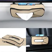 Многофункциональный держатель из искусственной кожи для салфеток форма спортивной машины с отделениями для карт Высококачественная кожа модная атмосфера