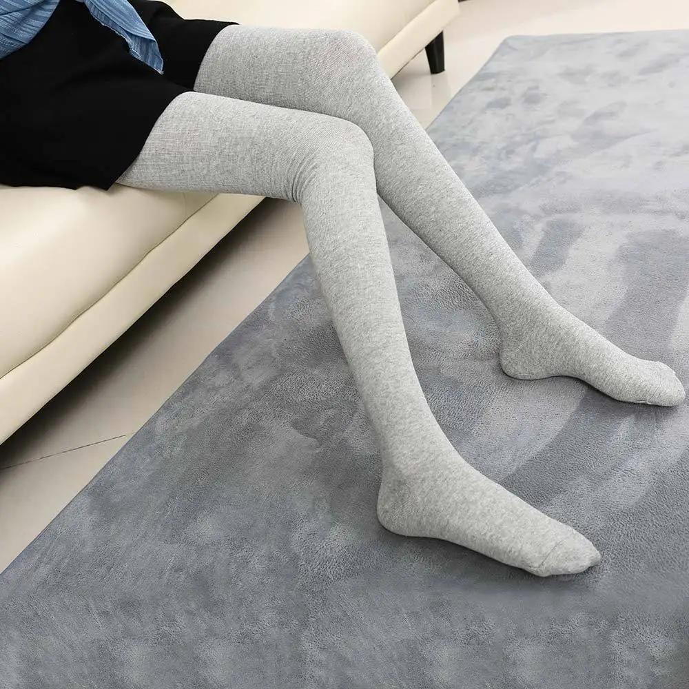 Fashion Women Autumn Winter 80cm Super Long Cotton Socks Female Over Knee  Warm Thigh High Stockings - Stockings - AliExpress