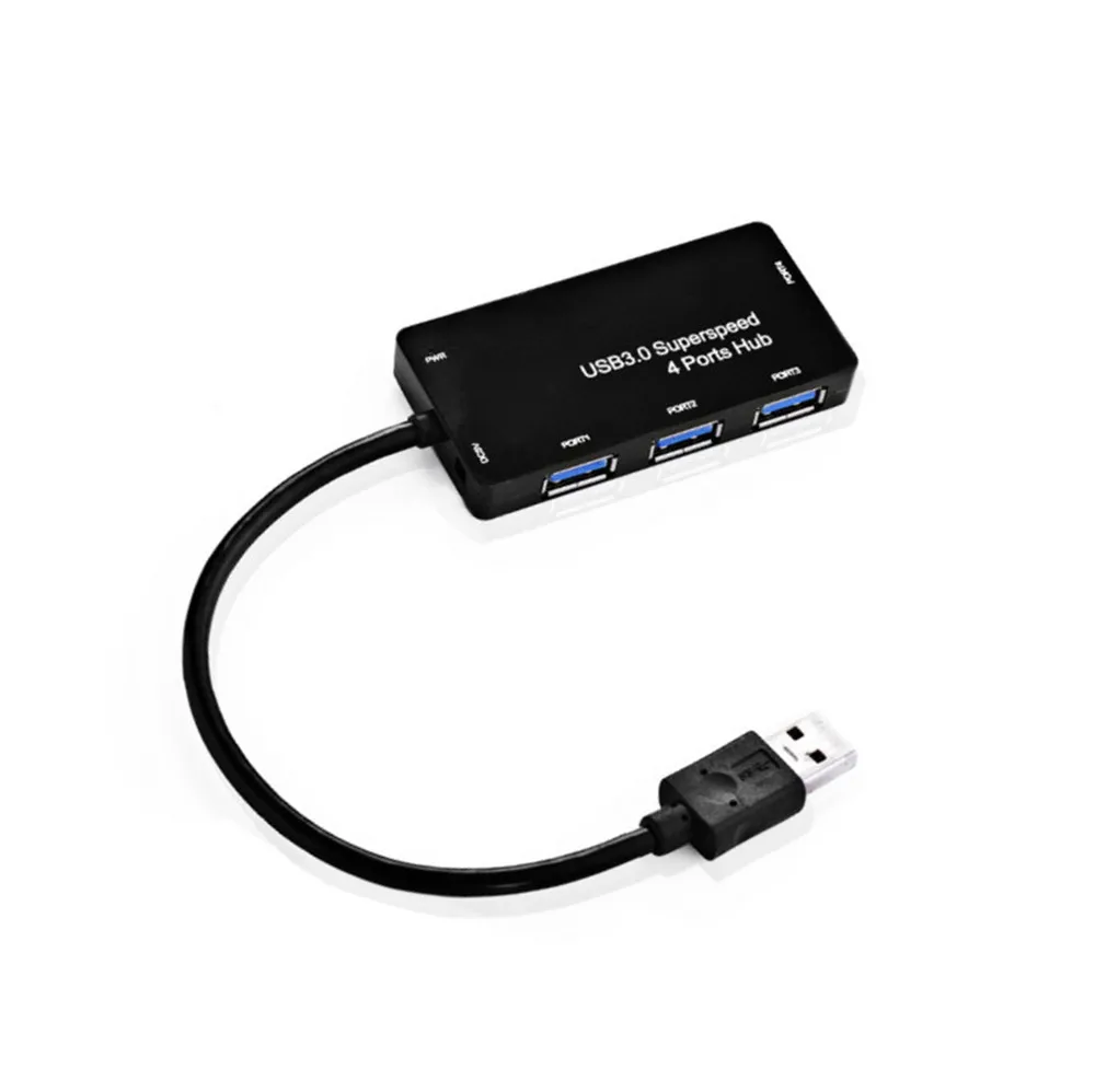 4 Порты и разъёмы USB 3,0 концентратор адаптер питания кабель для портативных ПК