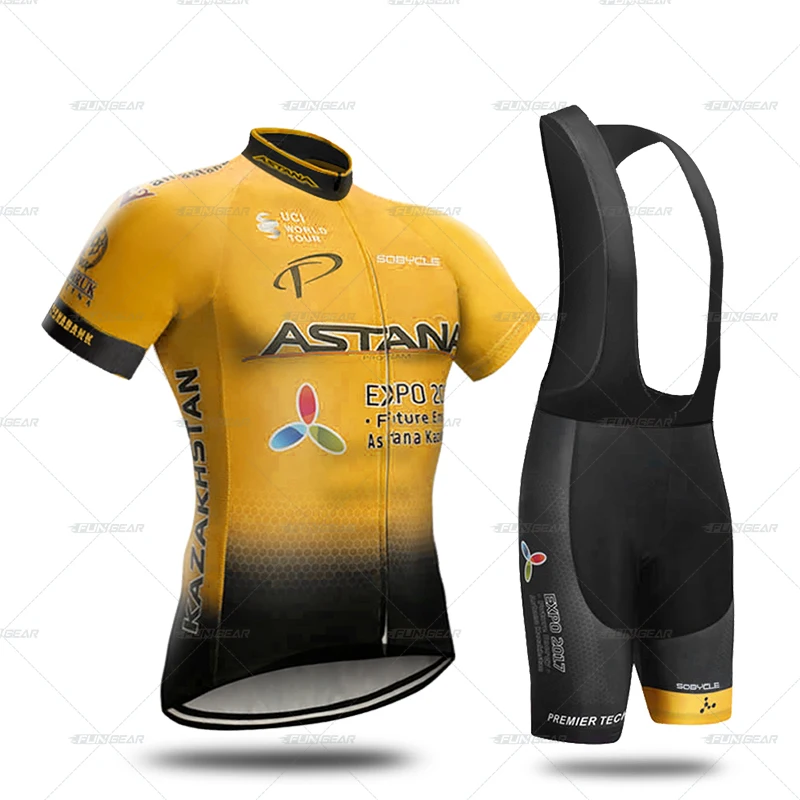 Bib Cycling Set Одежда для велоспорта мужская летняя одежда для велоспорта дышащая одежда для велоспорта с защитой от ультрафиолета/комплекты из Джерси с коротким рукавом для велоспорта Ropa Ciclismo maillot - Цвет: Bib Cycling Set