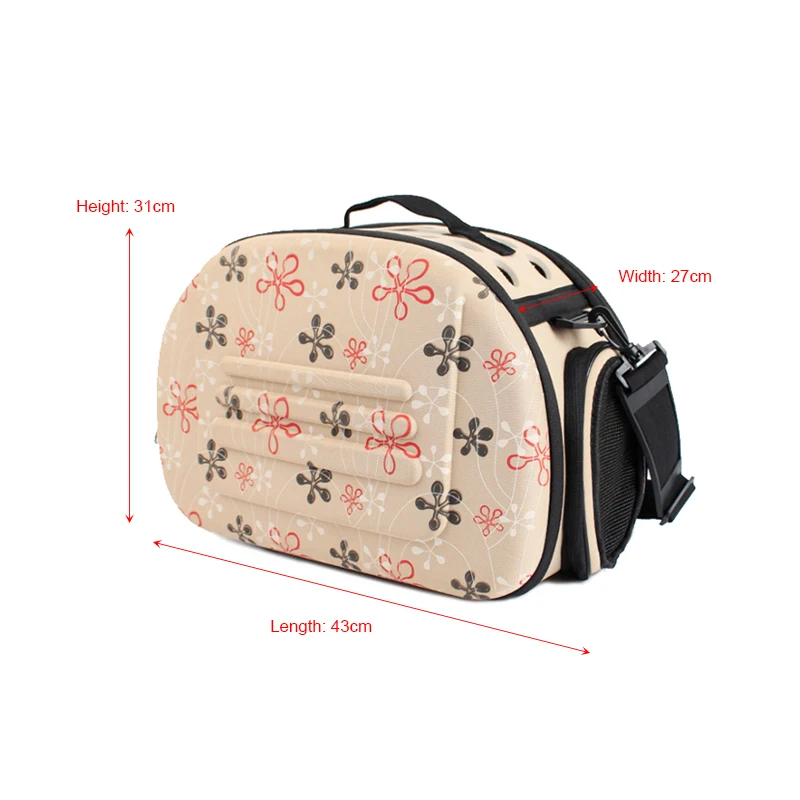 Pet Dog Cat Backpack Pet Carrier Bag Folding Bag Dog Out Cat Out Bag Portable Shoulder Bag Pet Supplies