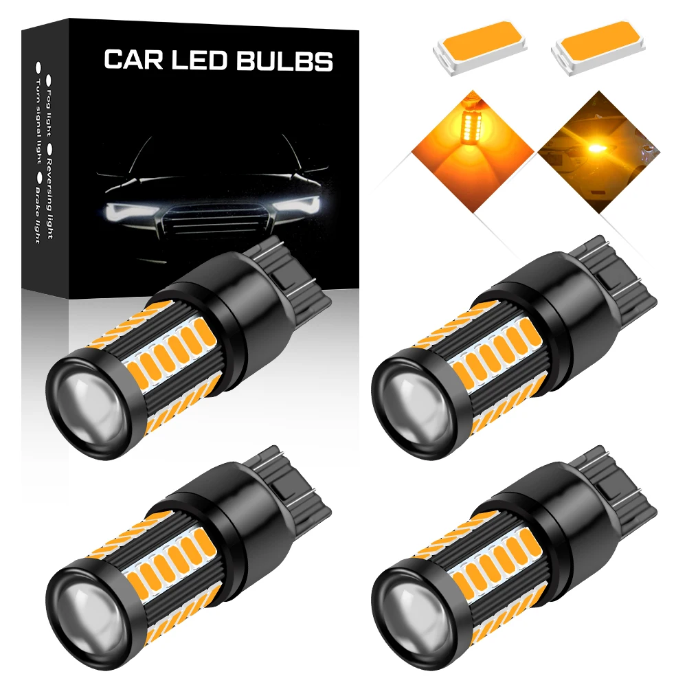 2 шт. PY21W BAU15S P21W led BA15S 1157 P21/5W BAY15D T20 7440 W21W 7443 W21/5W 5730 чипы Светодиодные Автомобильные