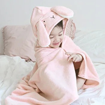 

Baby Hooded Towel Newborn Bath Kid Hooded Towel Bathrobe Cute Animal Toddler Kids Baby Bath Stuff Infant Blanket Children Towels