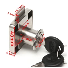 22 мм замок для ящика с 2 ключами для шкафа замок для офисного шкафа шкаф