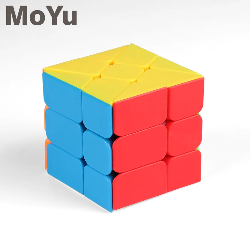 Multicolor MoYu MoFangJiaoShi ветряная мельница, магический куб, Cubo Magico, профессиональный Нео скоростной куб, головоломка, антистрессовые игрушки для детей - Цвет: Multicolor