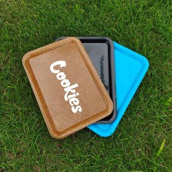 

Multifunctional Plastic Linen Cigarette Control Panel Rectangular Storage Tray Desk Storage Organize Fruit Serving Tray