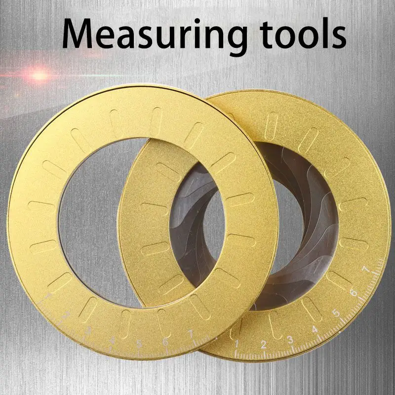 

Tool Whosale&Dropship Portable Stainless Steel Round Ruler Circle Drawing Tool Adjustable Measurement Ring Rulers Geometric