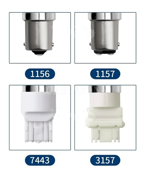500 шт./лот Универсальный 1157 BAY15D 1156 7443 3157 Ba15s 33SMD супер яркий светодиодный поворота Стоп сигнал светильник Светодиодные лампы 12V