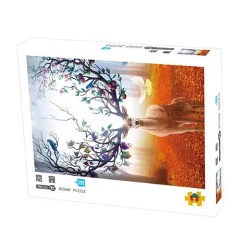 

500 Pcs/Pack Thicken Puzzle Nature Landscape Assemble Jigsaw Home Decoration