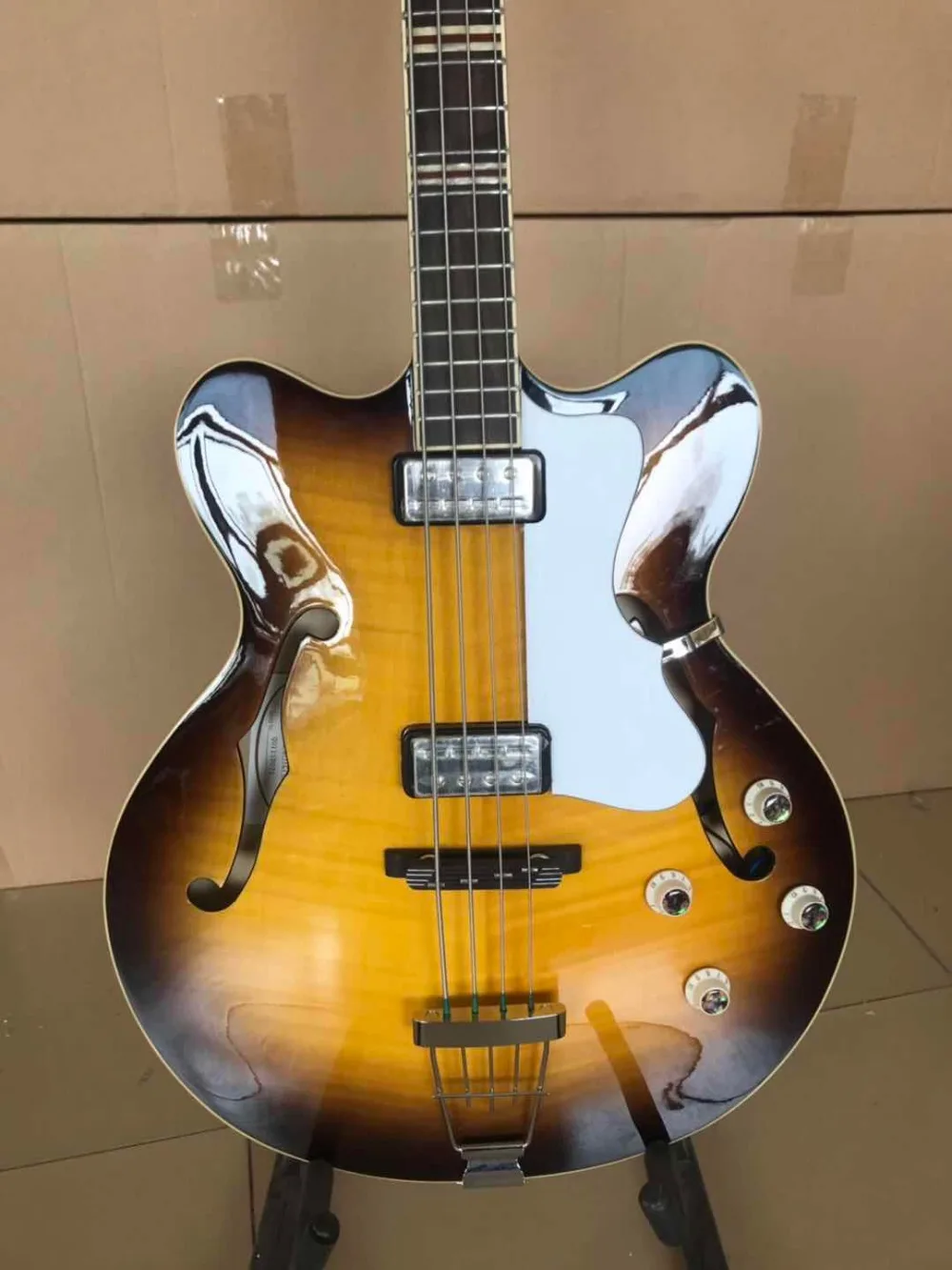 

2019 new Hofner Bass thin Hofner HTC-500/7-SB Staple-top Tonabnehmer Germany imported hardware Hofner HTC 500/7 electric bass