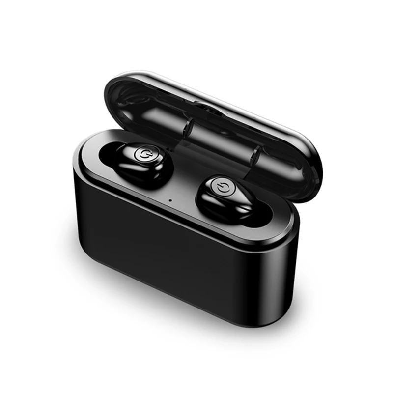 black color Bluetooth 5,0 мини беспроводные наушники Беспроводная гарнитура наушники стерео наушники-вкладыши Handfree - Цвет: black color