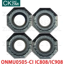 Onmu ic908 ONMU0505-CI ic808 ic908 16-edge cnc fresa inserção de carboneto de alta qualidade ferramenta de corte pesado cortador de torno