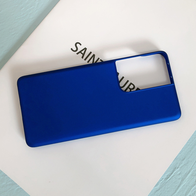 Samsung Galaxy S20 S21 Plus Note20 Ultra FE 5G Anti-fingerprint Ultra-thin Smooth Matte PC Case Hard Back Protective Cover