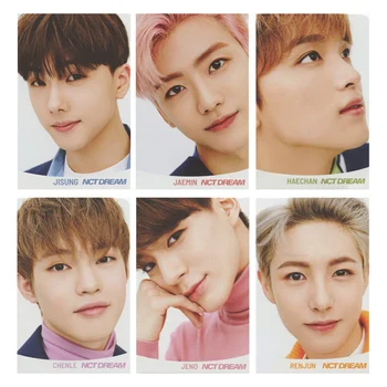

6Pcs/Set Kpop NCT DREAM YES CARD Self Made Paper Photo Card Photograph Photocard