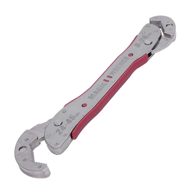 

9-45mm Adjustable Magic Wrench Multi-function Purpose Spanner Tools Universal Wrench Pipe Home Hand Tool Quick Snap Grip Wrench