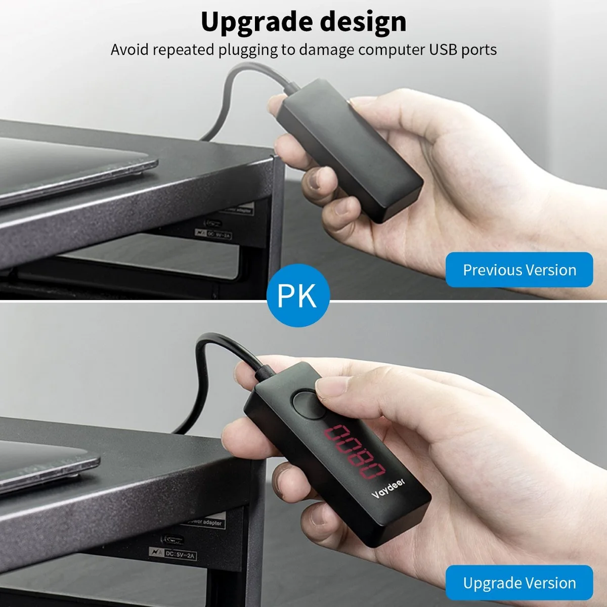 Rato Jiggler Porta Usb Mouse Mover com Modos Suporta Multi-track Simular o Movimento do Mouse para Evitar Entrar no Modo de Sono - Imagem 5