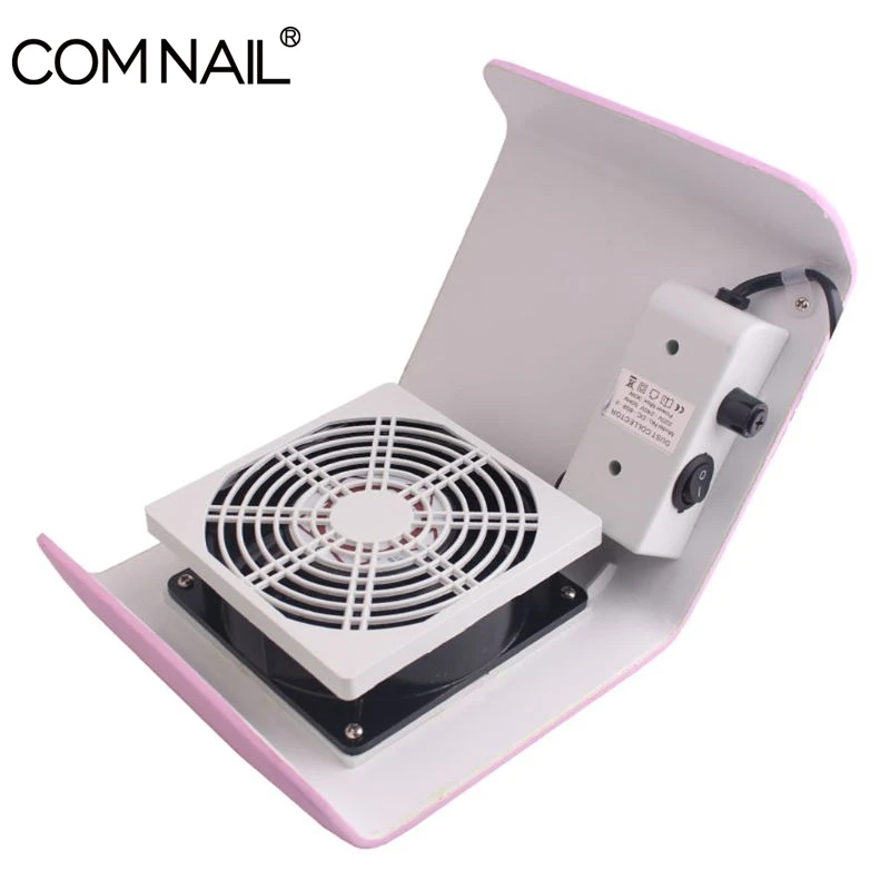 Billige Nagel Staub Collector Maniküre Set Maschine UV Gel Nagellack Reiniger Maniküre Werkzeuge Staubsauger Kit mit 2 Staub Kollektor taschen