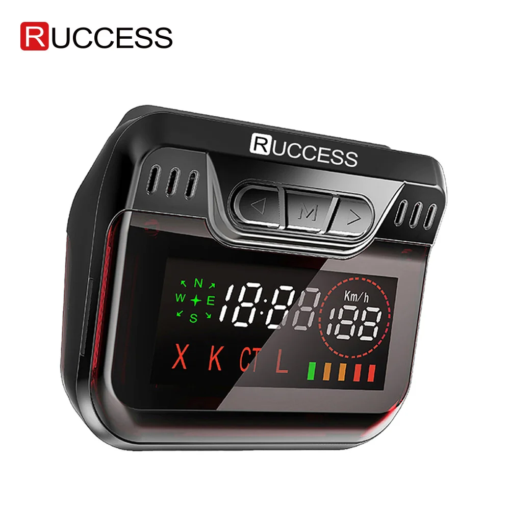 

New Ruccess Police Radar Detector for Russia GPS Speed Laser band Car Detector 2 in 1 GPS Anti Radar for Car Auto 360 X LA CT L