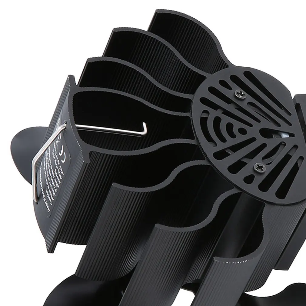 4-Blade Heat Powered Stove Fan for Wood / Log Burner/Fireplace - Eco