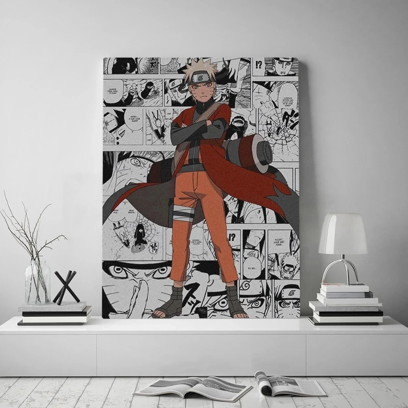 

Modern Home Decor Canvas Painting Anime Naruto Role Picture Posters And Prints Fashion Modular Living Room Bedroom Wall Artwork