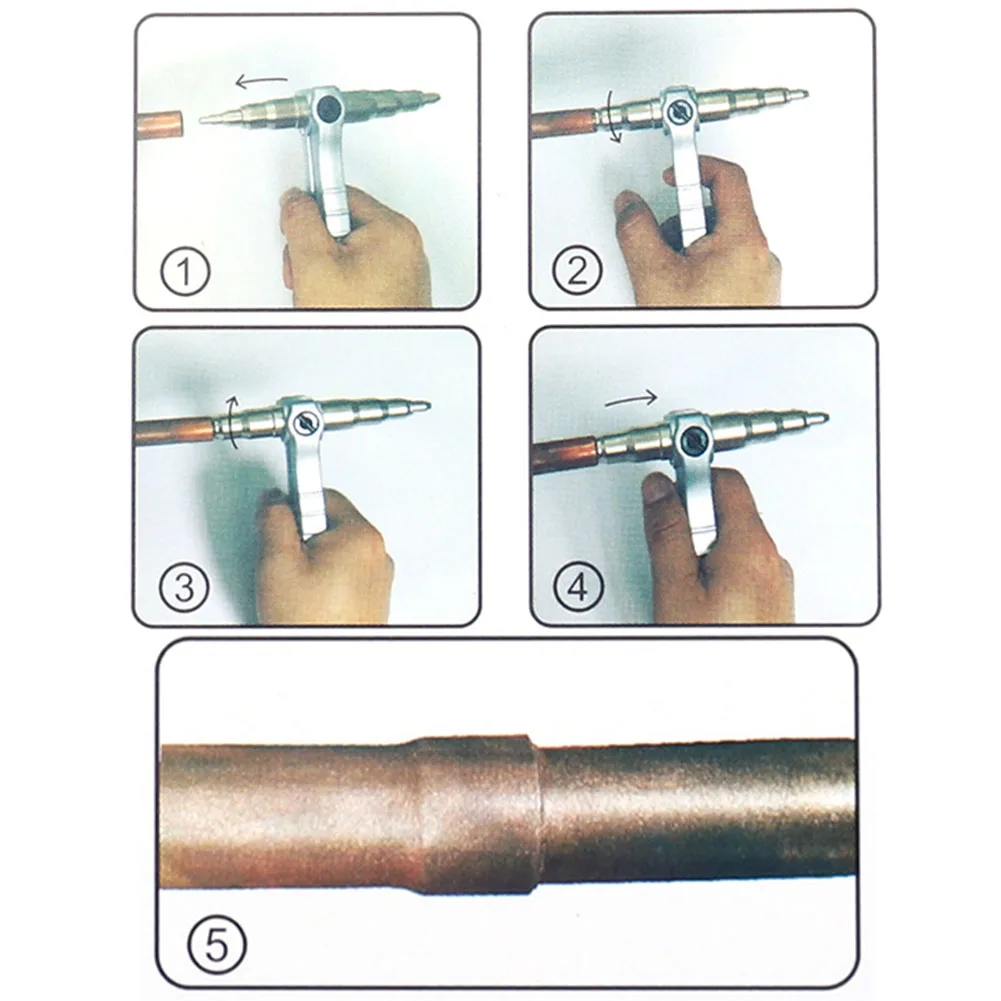 Double End Tube Expander Easy Operate Ergonomic Practical Alloy Manual Air Conditioner Copper Pipe Refrigeration Professional