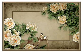 

Blossoming a wealthy home and flower and bird carpet PVC Waterproof Self-adhesive 3D Floor