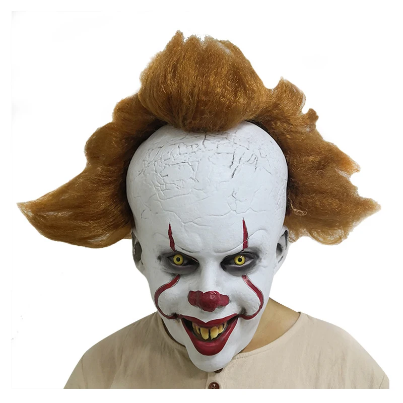 Маска Stephen King's It 2 головной убор страшные маски смешная маска на Хэллоуин Пурим