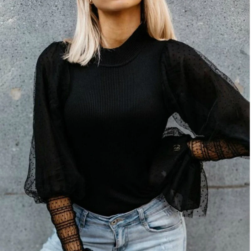 GORGLITTER Camiseta De Malla Transparente Para Mujer, Manga Larga, Estilo Sexy Y Ligero, Ideal Para Festivales Y Fiestas