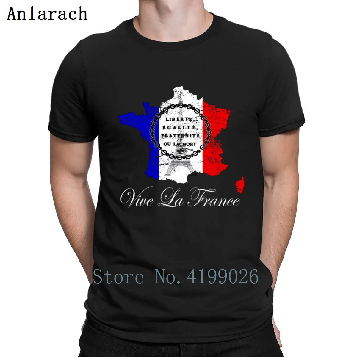 Bastille Day Vive La France La Fete Nationale T-Shirt Pictures Tee Tops Size S-3xl Fitted Printed T Shirt For Men Male