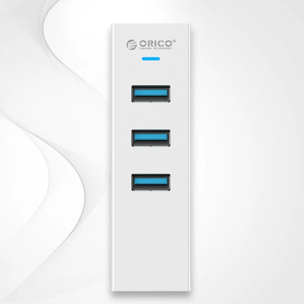 ORICO ASH3L-U3 алюминиевый usb-хаб высокоскоростной USB3.0 сплиттер с RJ45 порт гигабитный Ethernet адаптер для MAC ноутбук