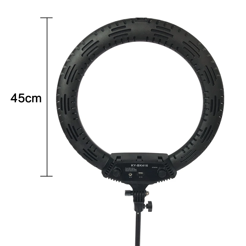  18 Inch Photo Studio Lighting LED Ring Light 3200-5600K 65W Photography Dimmable LED Ring Lamp With - 4000318910205