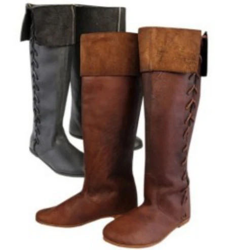 中世バイキングチューダーコスプレブーツ靴フェスティバル Larp 靴ルネッサンス中世騎士海賊コスプレ靴ブーツの女性の男性 Aliexpress